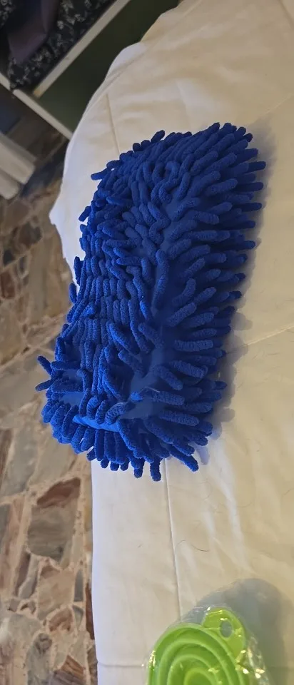 Gant lavage voiture microfibre chenille photo review