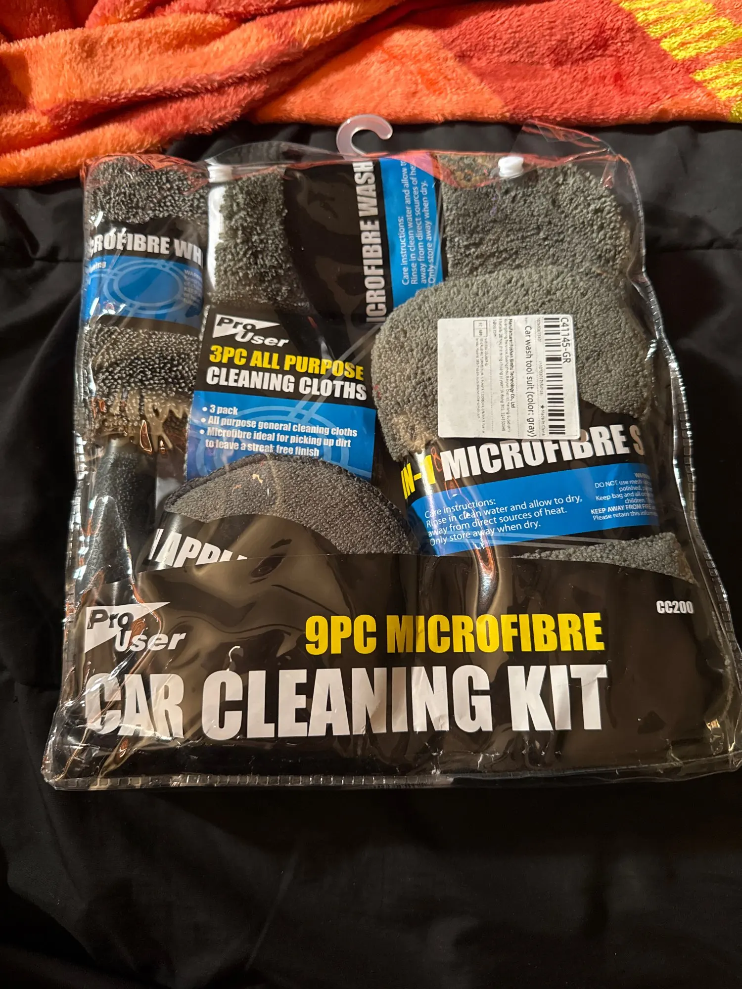 Kit nettoyage voiture microfibre – 9 pièces photo review