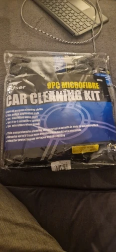 Kit nettoyage voiture microfibre – 9 pièces photo review