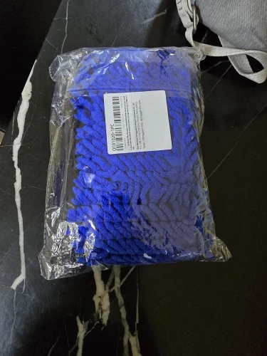 Gant lavage voiture microfibre chenille photo review